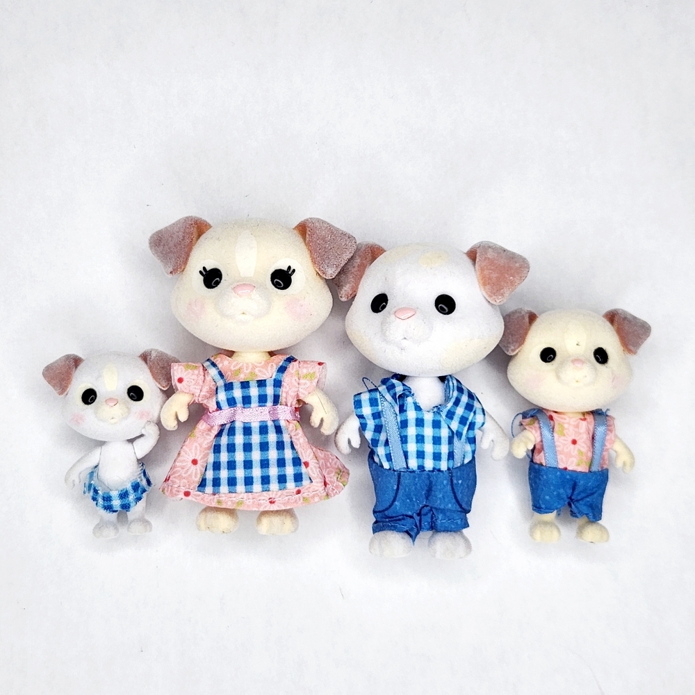 The Barksters Dog Family Calico Critters Sylvanian Families Epoch Figures